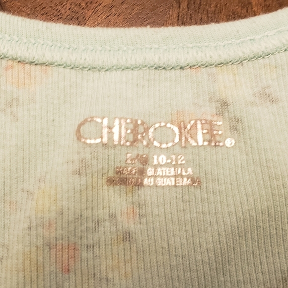 Floral and Pineapple Kids Tank Tops Cherokee And Falls Creek Size 10/12 - Picture 3 of 16